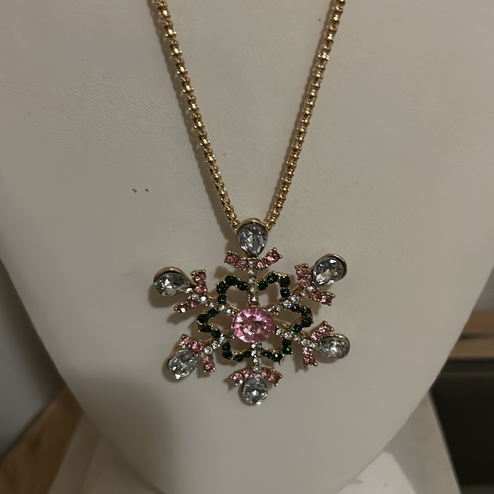 Christmas snowflake ❄️ necklace